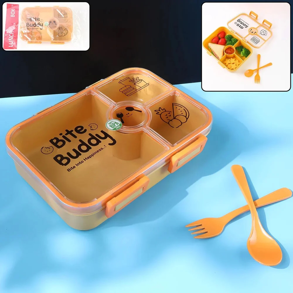Bite Buddy Lunch Box with 4 Compartments