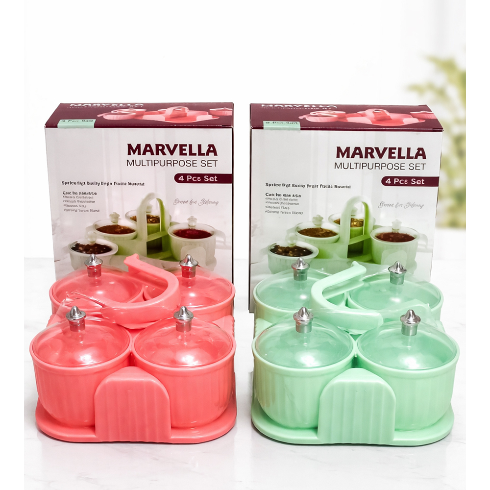 Marvella plastic dry fruits 4 pcs set